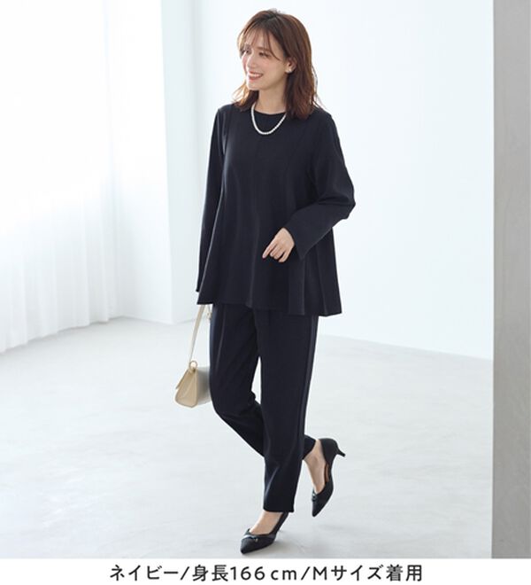 Viola e Viola（ヴィオラ エ ヴィオラ）の「【入学式・卒業式】Ａラインセレモニーセットアップ（パンツスーツ）」｜詳細画像