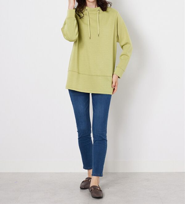 BELLUNA（ベルーナ）の「ワイドネック切替デザインプルオーバー（カットソー）」｜詳細画像