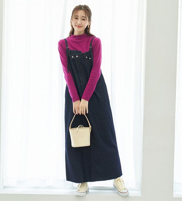 BELLUNA（ベルーナ）の「【選べる衿】肌に優しい綿１００％暖か発熱素材プルオーバー＜ベルホット　コットン＞（カットソー）」｜詳細画像