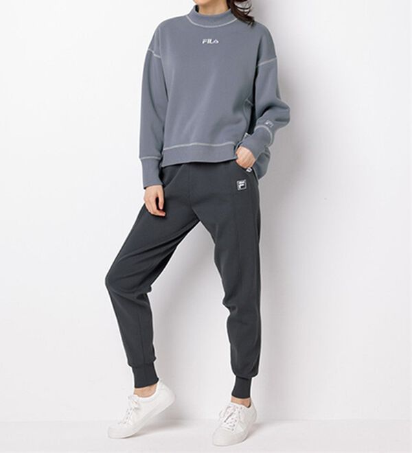 RANAN（ラナン）の「＜ＦＩＬＡ＞ニットジョガーパンツ（フルレングスパンツ）」｜詳細画像