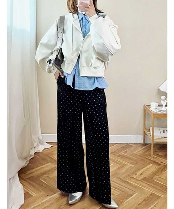 GeeRA（ジーラ）の「【スッキリ細見え】イージー美脚パンツ（フルレングスパンツ）」｜詳細画像