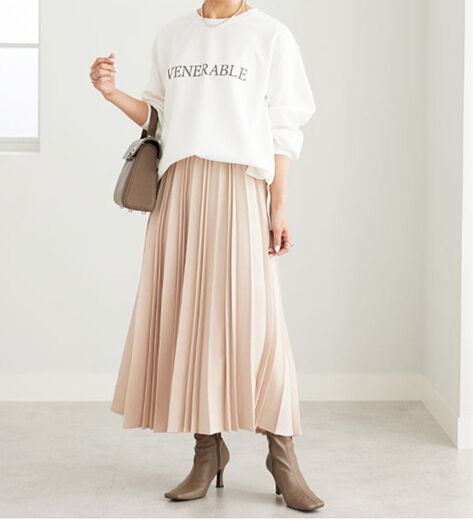 theory luxe セオリーリュクス 新作 プリーツスカート ロングスカート