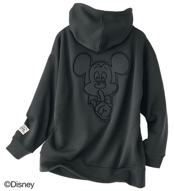 BELLUNA（ベルーナ）の「＜Ｄｉｓｎｅｙ＞【ミッキー】アップリケデザインゆるパーカー（ブルゾン）」｜詳細画像