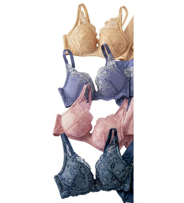 LAVIENNE（ラヴィエンヌ）の「【上下別売】大人のプチプラ！ノンワイヤーブラ／ショーツ（ブラジャー）」｜詳細画像