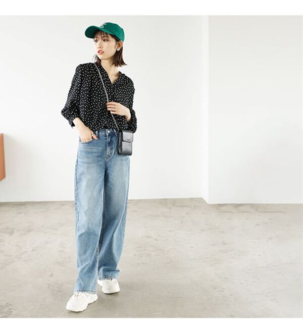 GeeRA（ジーラ）の「シルエットきれい！上品7分袖デザインブラウス（ブラウス）」｜詳細画像