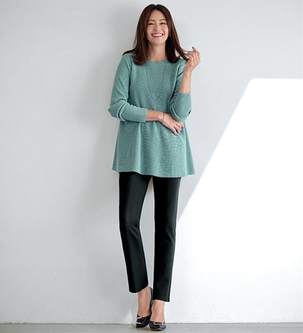 BELLUNA（ベルーナ）の「＜ジュエルウォーム＞スリムパンツ（フルレングスパンツ）」｜詳細画像