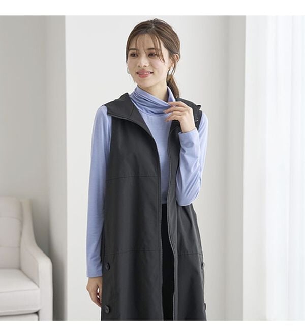 BELLUNA（ベルーナ）の「なめらかテンセル（ＴＭ）繊維ストレッチプルオーバー（カットソー）」｜詳細画像