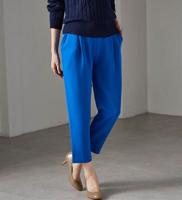 RANAN（ラナン）の「美脚シルエットクロップドパンツ（フルレングスパンツ）」｜詳細画像