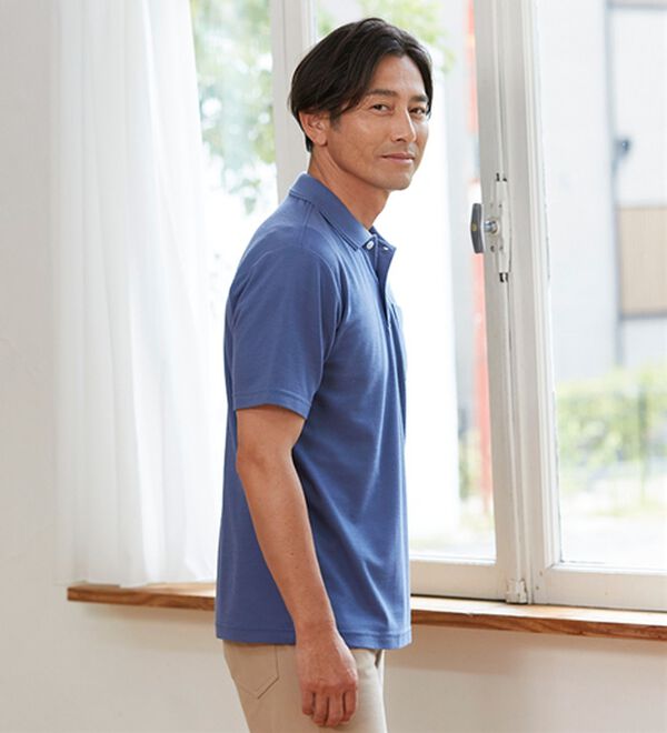 「毎日着たい吸汗速乾ポロシャツ（メンズポロシャツ）」｜詳細画像
