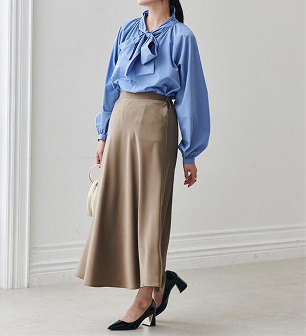 RANAN（ラナン）の「ボリュームボウタイブラウス（ブラウス）」｜詳細画像