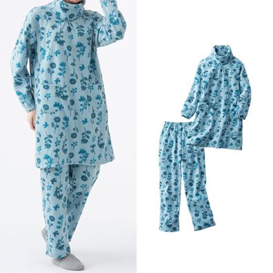 LAVIENNE（ラヴィエンヌ）の「ソフトでかるぽかフリースパジャマ　ワンピース（パジャマ・ルームウェア）」