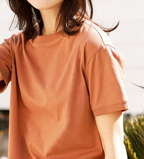 BELLUNA（ベルーナ）の「ヒンヤリ！綿１００％大人顔サマ見えＴシャツ（Tシャツ）」｜詳細画像