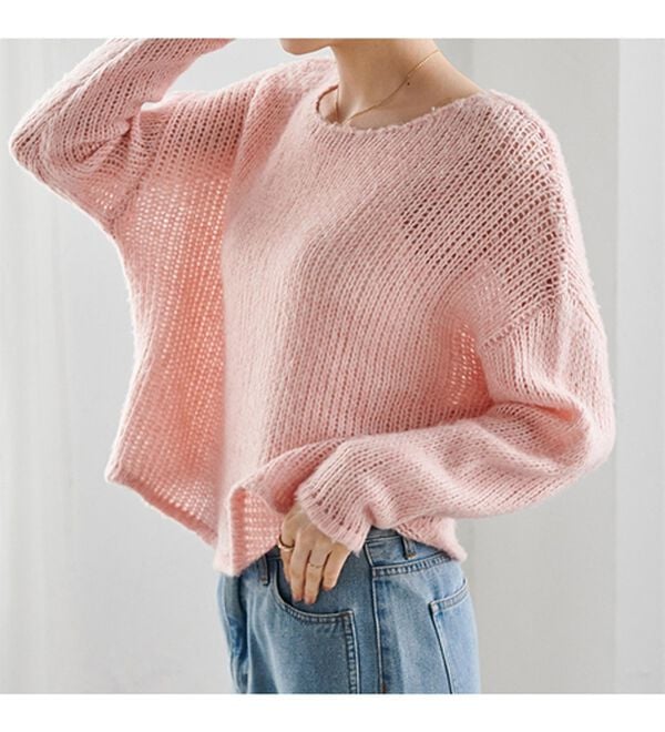 RANAN（ラナン）の「モヘアタッチローゲージシアーニット（ニット・セーター）」｜詳細画像