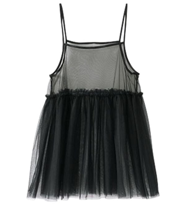 BELLUNA（ベルーナ）の「着回し自在！チュール重ねニットアンサンブル（ニット・セーター）」｜詳細画像