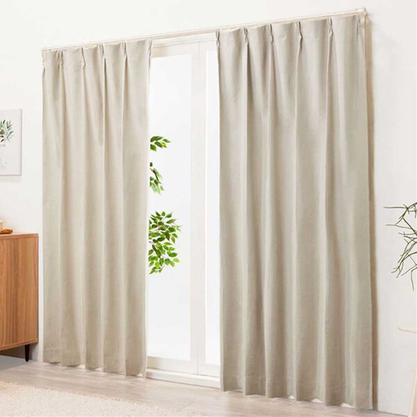 100％遮光＆防音＆断熱保温カーテン＜2枚組・100％遮光（1級