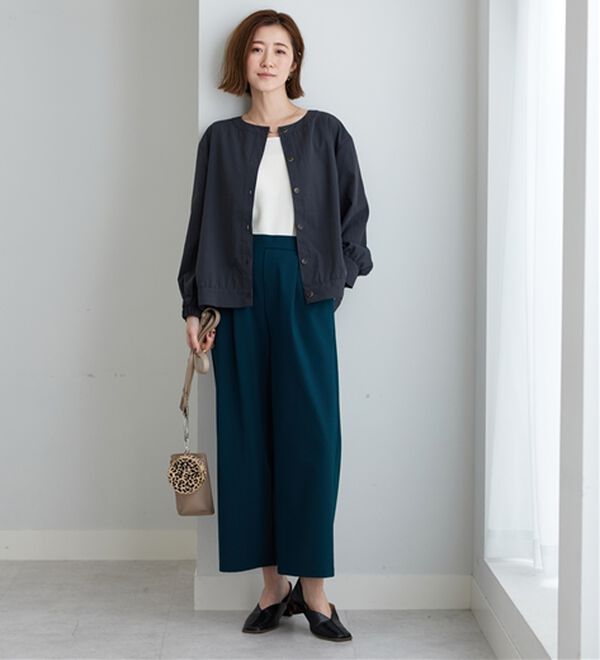 BELLUNA（ベルーナ）の「ビンテージ調ボタンデザインブルゾン（その他ジャケット）」｜詳細画像