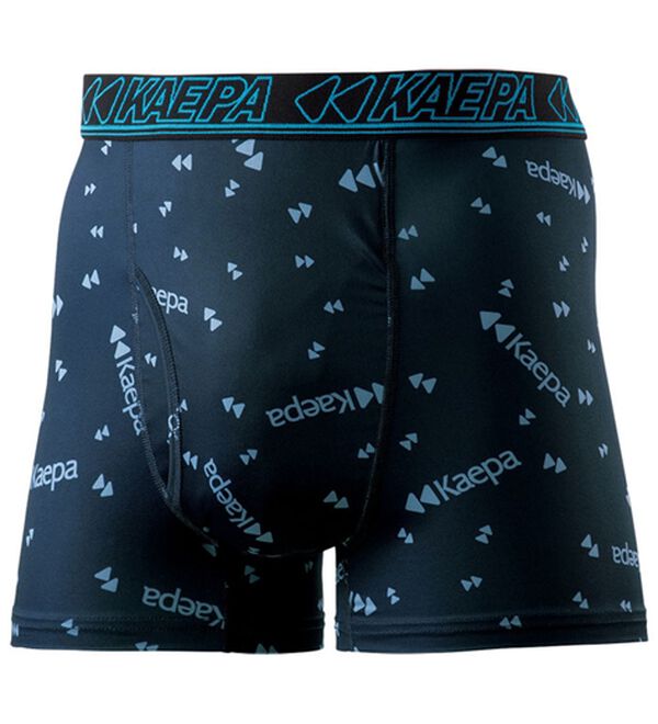 「染みないエチケットボクサー（メンズボクサーパンツ）」｜ネイビーロゴ