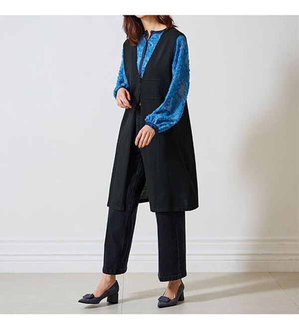 RANAN（ラナン）の「ロングニットジレ（ジレ）」｜詳細画像