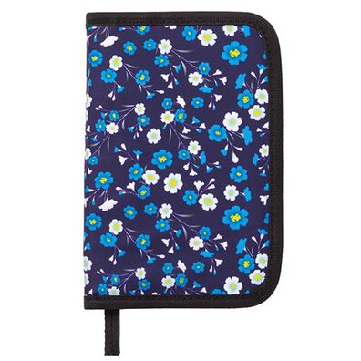 「花柄のお薬手帳ケース（財布・パスケース）」