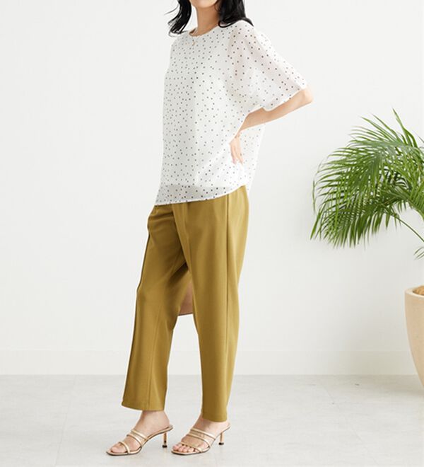 BELLUNA（ベルーナ）の「シフォン素材ドルマンデザインブラウス（ブラウス）」｜詳細画像