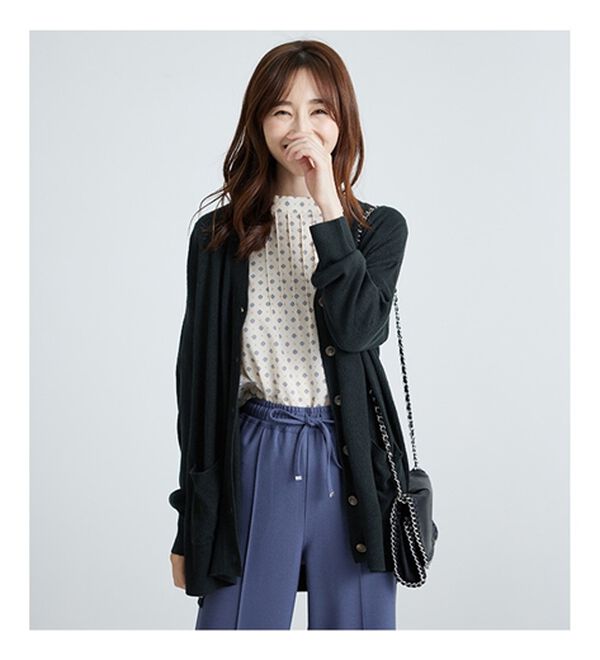 BELLUNA（ベルーナ）の「ふんわりカシミヤタッチニットカーディガン（ニットカーディガン）」｜詳細画像