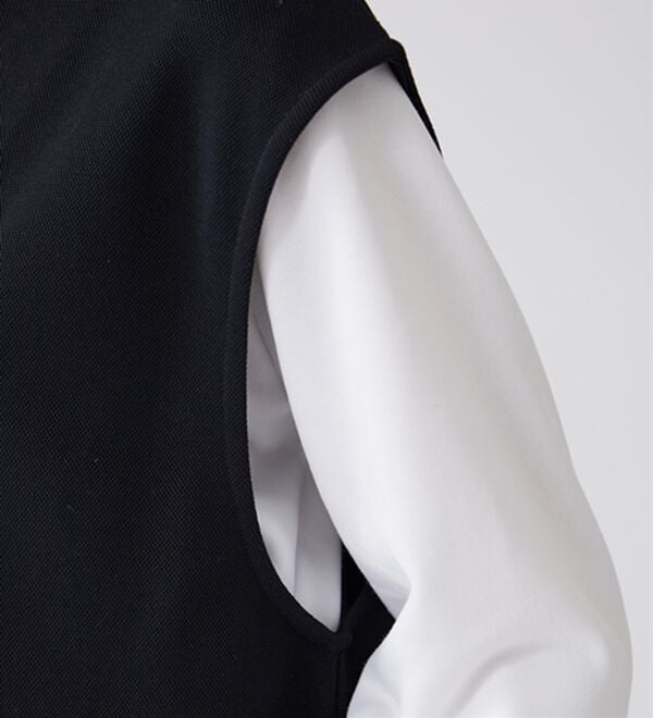 BELLUNA（ベルーナ）の「【2点セット】静電気防止インナー付ベストアンサンブル（アンサンブル）」｜詳細画像