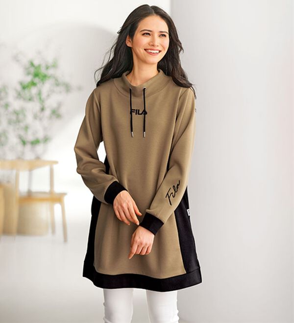 FILA＞配色切替チュニックワンピース - ベルーナ【公式】