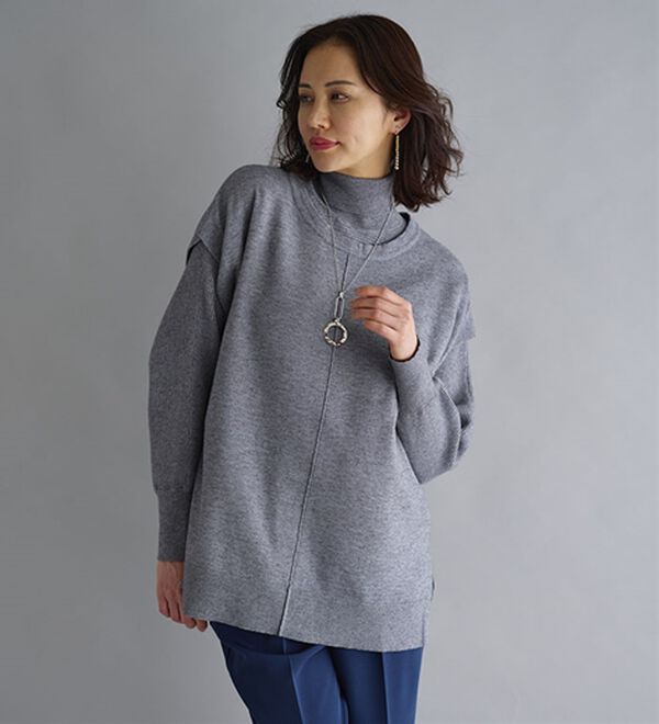 BELLUNA（ベルーナ）の「着回し自在！ニットベストアンサンブル（アンサンブル）」｜詳細画像