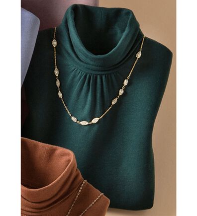 ルフラン（ルフラン）の「ぬくもりのテンセル（ＴＭ）繊維&times;ウールプルオーバー（カットソー）」