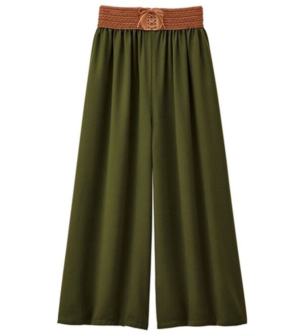 RANAN（ラナン）の「ウエストデザインパンツ（フルレングスパンツ）」｜詳細画像