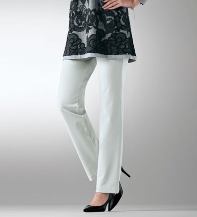 BELLUNA（ベルーナ）の「日本製ハイテンションストレートパンツ（フルレングスパンツ）」