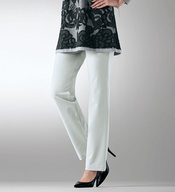 BELLUNA（ベルーナ）の「日本製ハイテンションストレートパンツ（フルレングスパンツ）」｜詳細画像