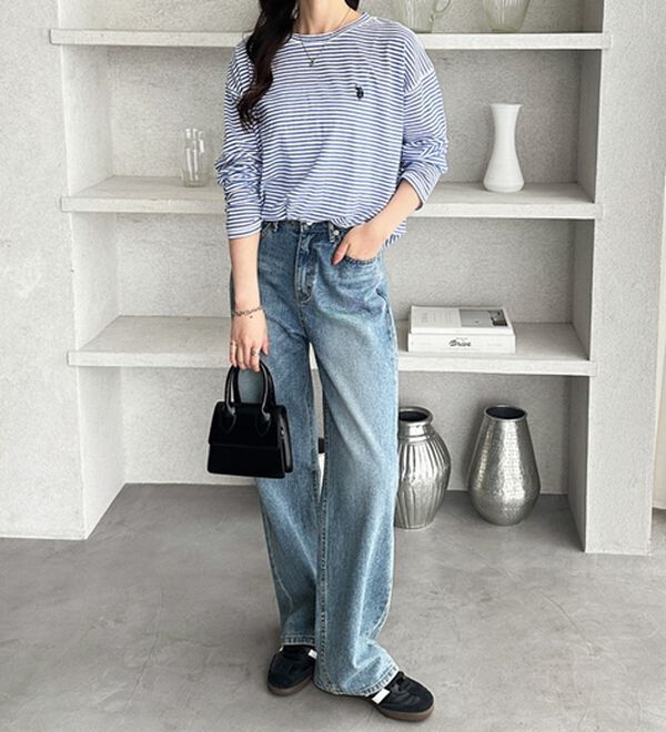 GeeRA（ジーラ）の「【Ｕ．Ｓ．ＰＯＬＯ　ＡＳＳＮ．】スラブシアーロンＴ（Tシャツ）」｜詳細画像