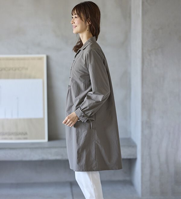 BELLUNA（ベルーナ）の「ナチュラルを楽しむナイロン素材チュニックワンピース（チュニックワンピース）」｜詳細画像