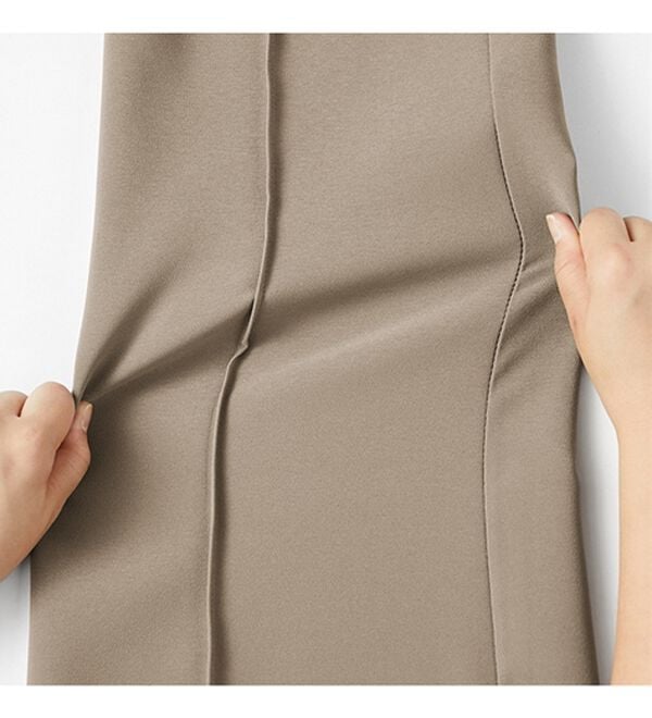 GeeRA（ジーラ）の「楽ちんストレッチ美ラインフレアーパンツ（フルレングスパンツ）」｜詳細画像