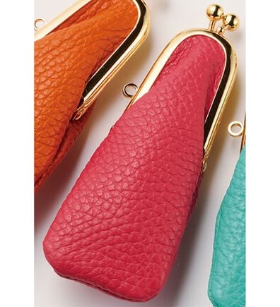 「国産　イタリアンレザーの印鑑ケース（ポーチ）」