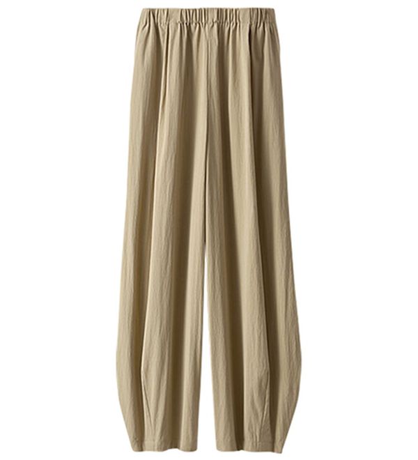 BELLUNA（ベルーナ）の「さらっと肌離れ！ひんやりカーブパンツ（ワイドパンツ・ガウチョ）」｜詳細画像