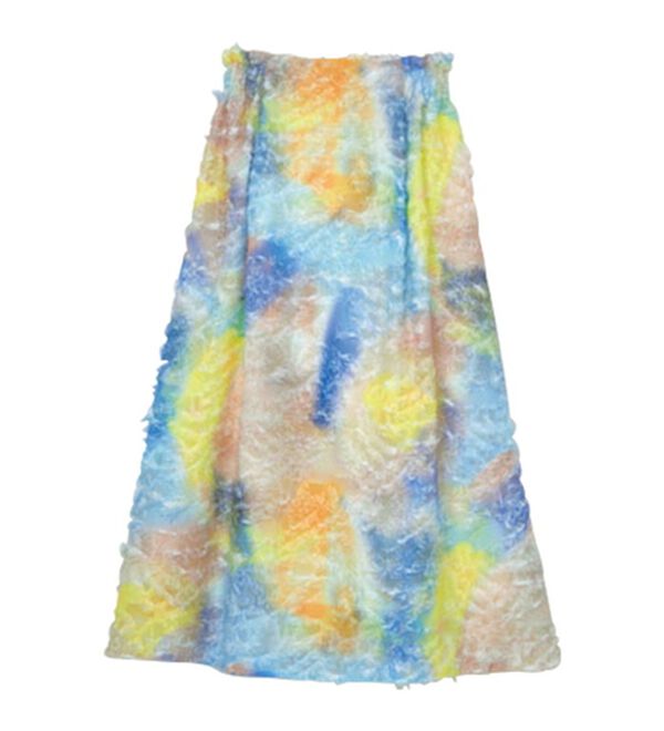 RANAN（ラナン）の「グラデーションプリントスカート（ロングスカート）」｜詳細画像