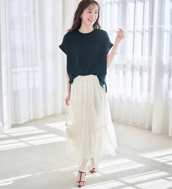 RANAN（ラナン）の「前後2WAYハーフジップブラウス（ブラウス）」｜詳細画像