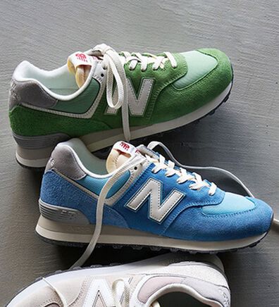 RANAN（ラナン）の「Ｕ５７４スニーカー＜ｎｅｗｂａｌａｎｃｅ・スエード・メッシュ＞（スニーカー）」
