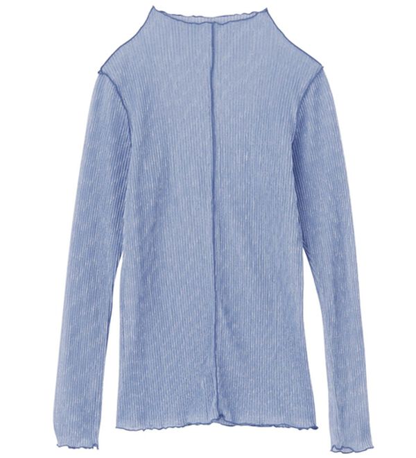 RANAN（ラナン）の「前後2wayラメプリーツハイネックプルオーバー（カットソー）」｜詳細画像