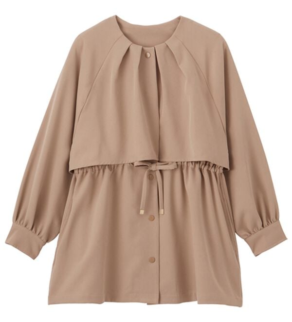 GeeRA（ジーラ）の「ケープデザインミドル丈マンパー（ブルゾン）」｜詳細画像