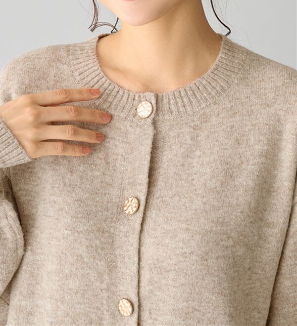 alotta（アロッタ）の「洗える！ふんわりタッチカーディガン（ニットカーディガン）」｜詳細画像