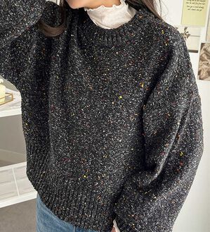 GeeRA（ジーラ）の「カラーネッププルオーバー（ニット・セーター）」｜詳細画像