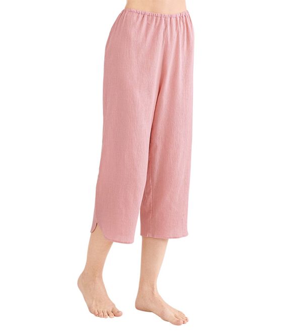 「【３色組】サラッと涼しい楊柳キュロット（肌着・インナーウェア）」｜詳細画像