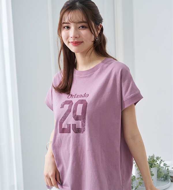 BELLUNA（ベルーナ）の「ひんやリッチコットン大人のゆったりドルマンＴシャツ（カットソー）」｜詳細画像