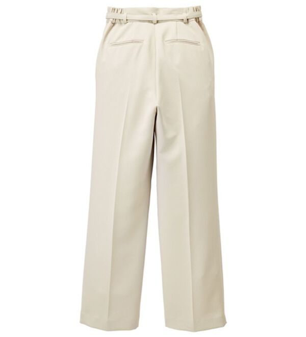 RANAN（ラナン）の「洗える！ベルト付ワイドパンツ（ワイドパンツ・ガウチョ）」｜詳細画像