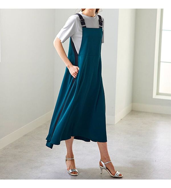 BELLUNA（ベルーナ）の「艶やか綿１００％シンプルプルオーバー（カットソー）」｜詳細画像