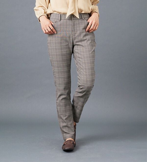 BELLUNA（ベルーナ）の「美脚ストレッチ裏起毛パンツ（フルレングスパンツ）」｜詳細画像