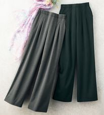 ルフラン（ルフラン）の「【２本組】日本製　紡ぎ和。イージーパンツ（その他パンツ）」